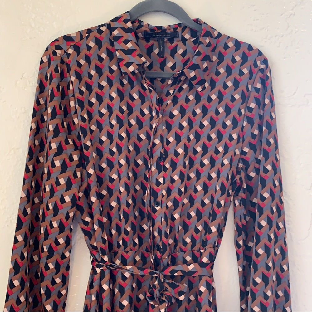 Maxi collar dress